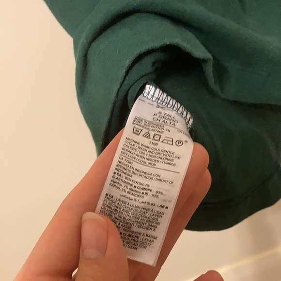 Green Cotton Dress - Picture 3 of 3